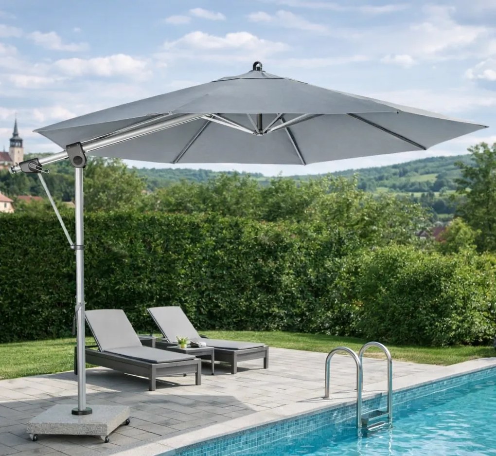 Doppler EXPERT 350 cm jasnoszara