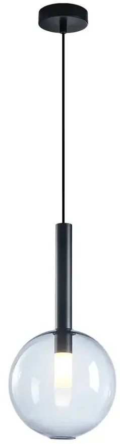 Czarna lampa wisząca - K575- A8-T85