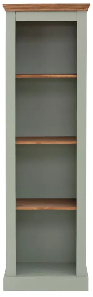 Jasnozielony regał z litego drewna sosnowego 55x180 cm Selma – Støraa