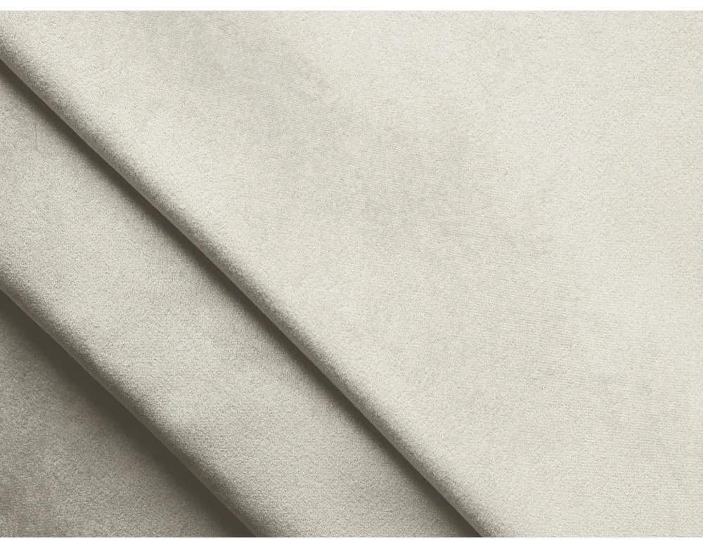 Kremowe łóżko kontynentalne ze schowkiem 160x200 cm Mikana – Makamii