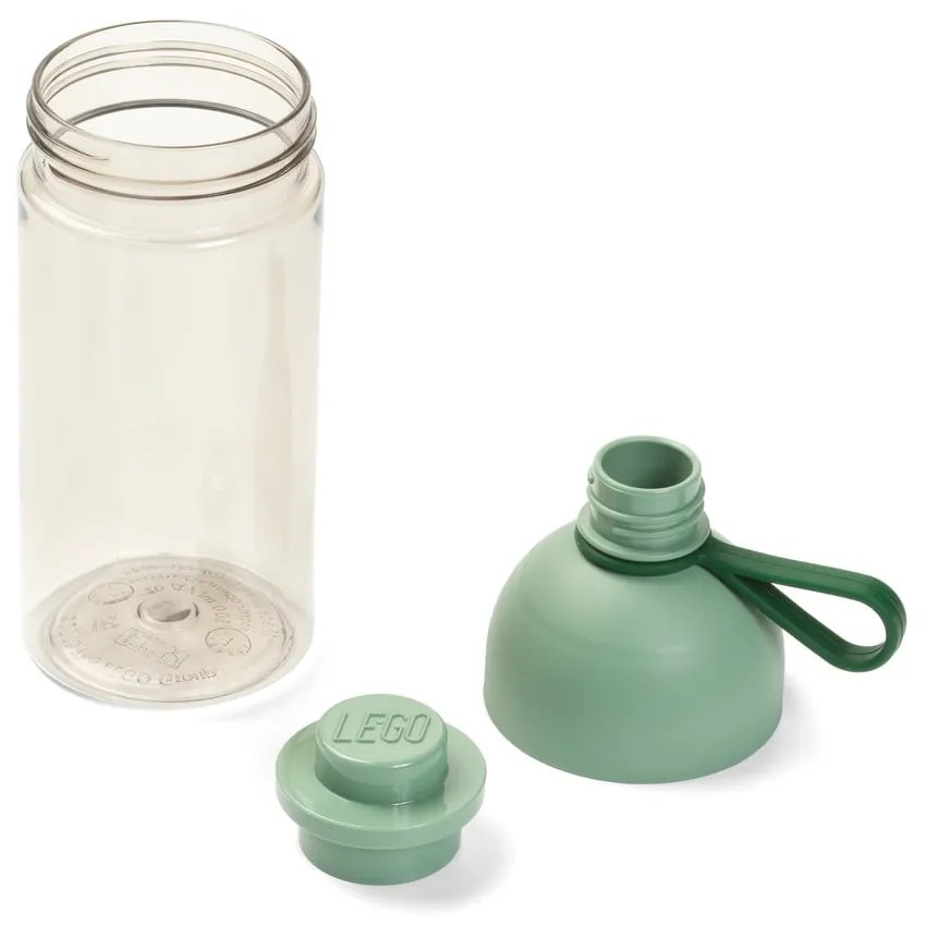 Jasnozielona butelka podróżna LEGO®, 500 ml