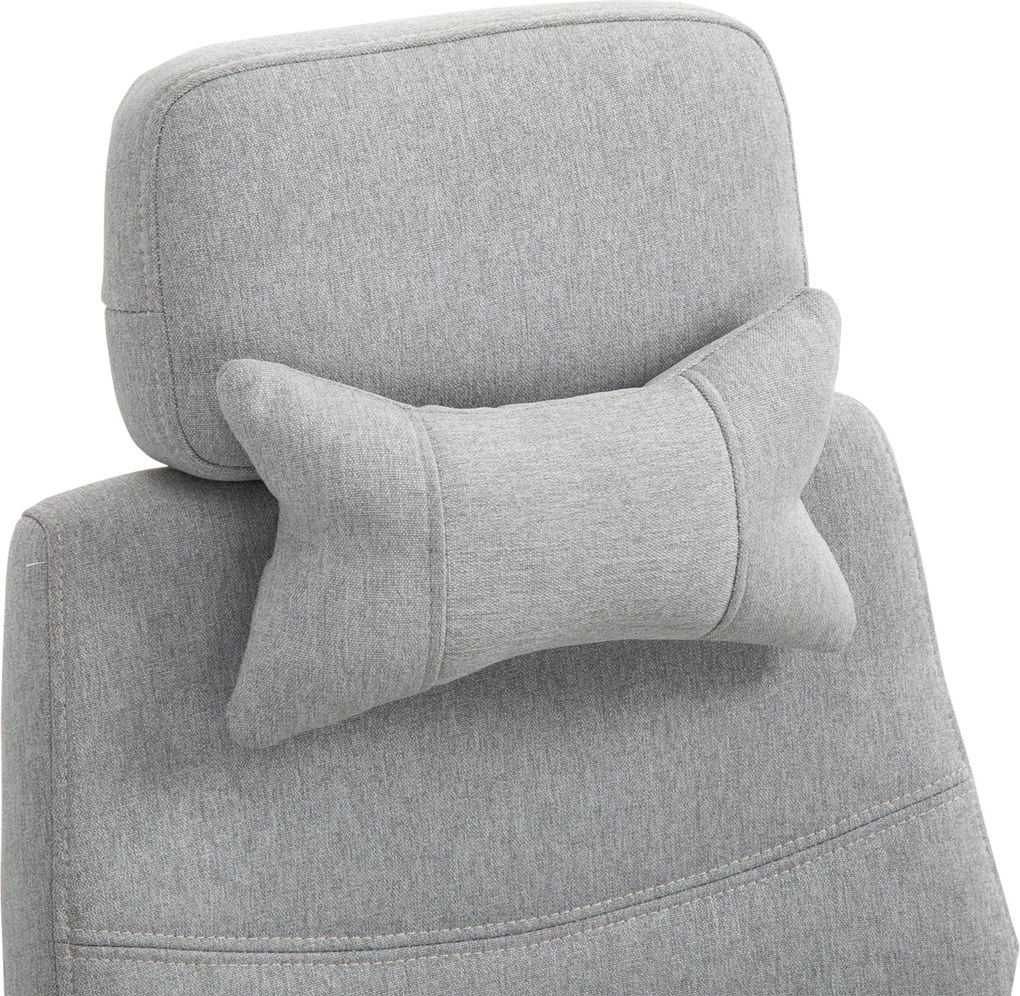 Vinsetto Fotel gamingowy biurowy ergonomiczny wygodny poliester z pianką czarny | Aosom PL