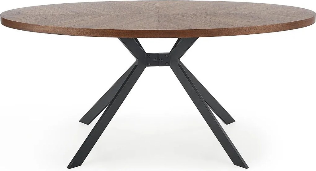 Stół LOCARNO 170x90 orzech/czarny