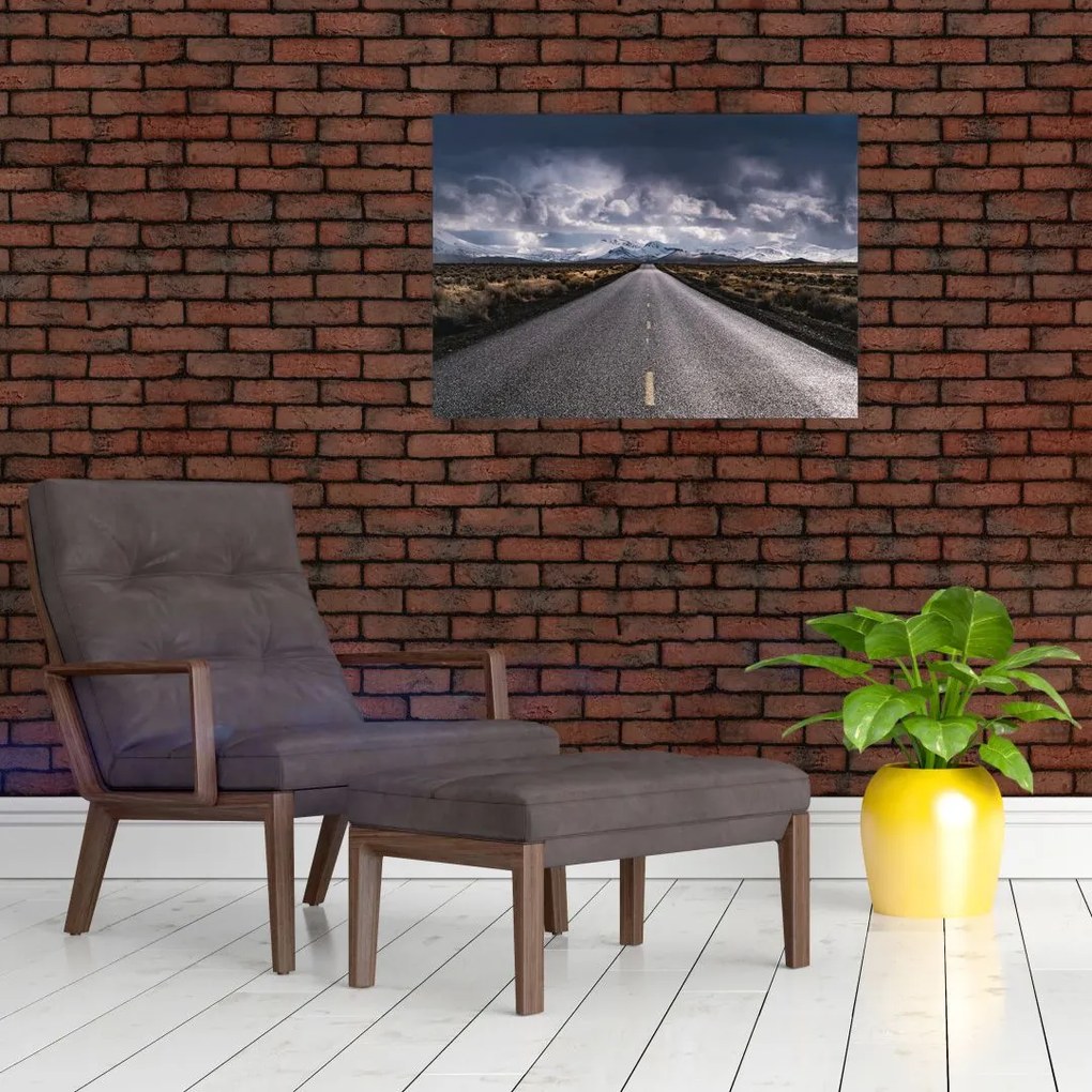 Obraz drogi na pustyni (70x50 cm)