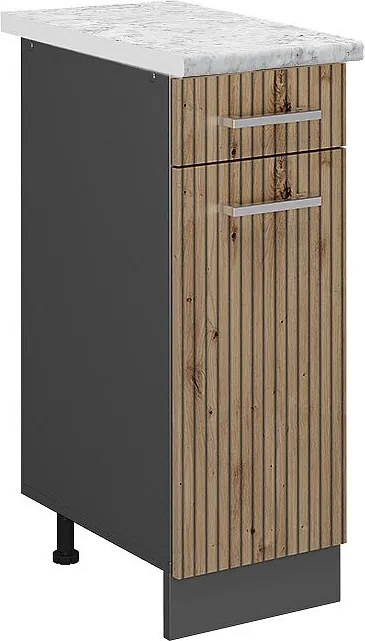 Szafka dolna do kuchni dąb rzemieślniczy 30x60x81.6 r-line