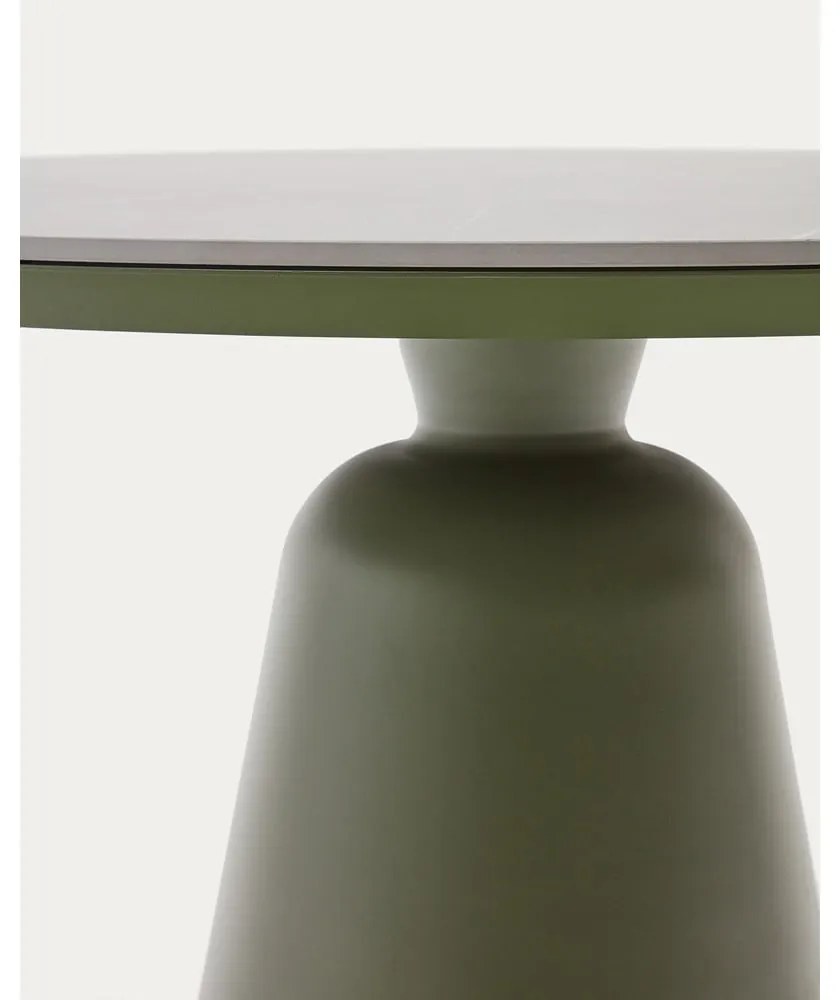 Okrągły stół ogrodowy z ceramicznym blatem ø 120 cm Tudons – Kave Home