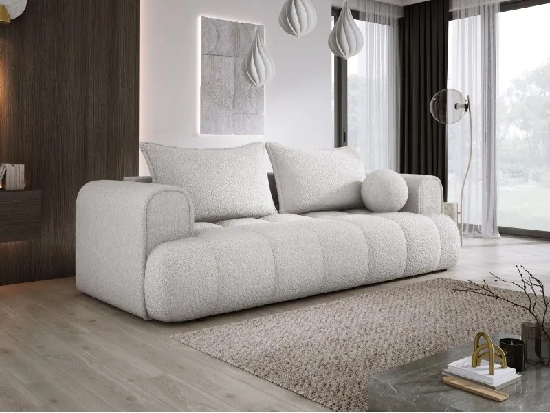 Sofa COCO z funkcja spania i pojemnikiem JASNY SZARY ANTHOLOGY 15