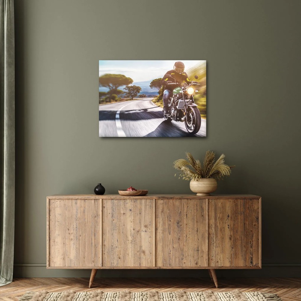 Obraz - Motocyklista (70x50 cm)