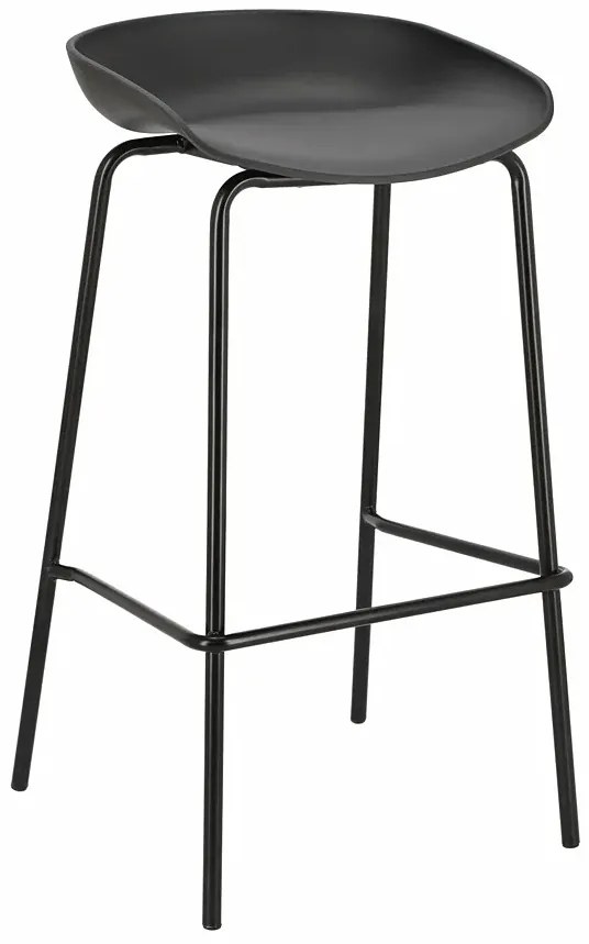 Nowoczesny czarny hoker loftowy B6-C54