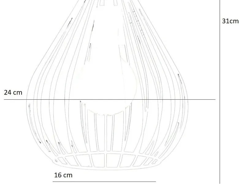 Czarna lampa wisząca z metalowym kloszem ø 24 cm Fasah – Opviq lights