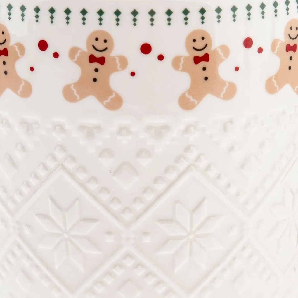 Porcelanowy kubek Pleteny piernik 630 ml