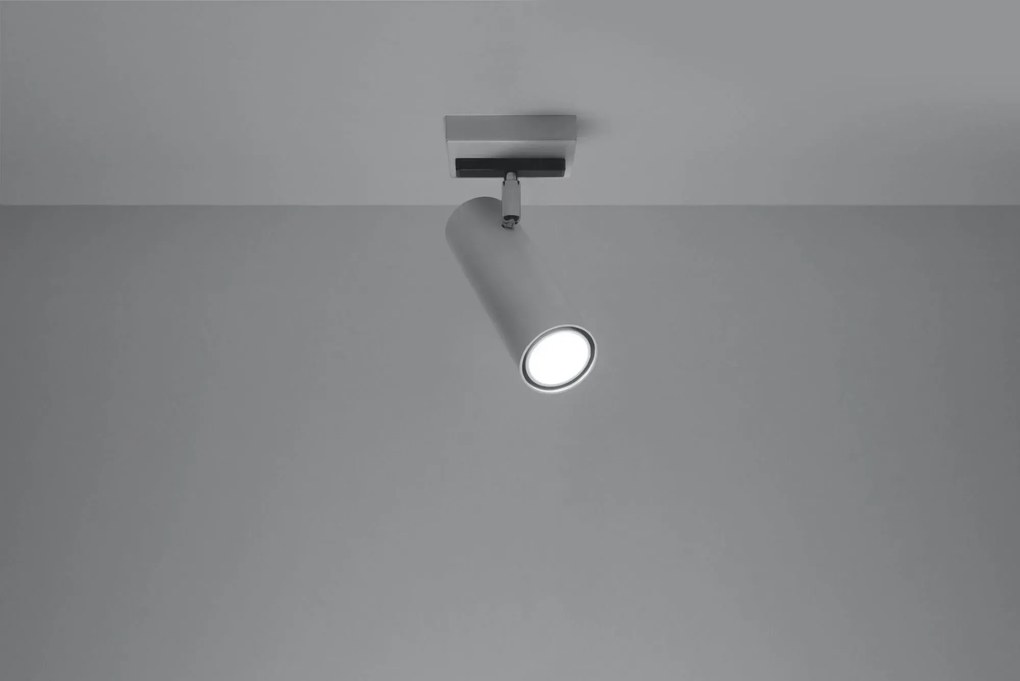 Regulowany plafon LED E812-Beton - biały