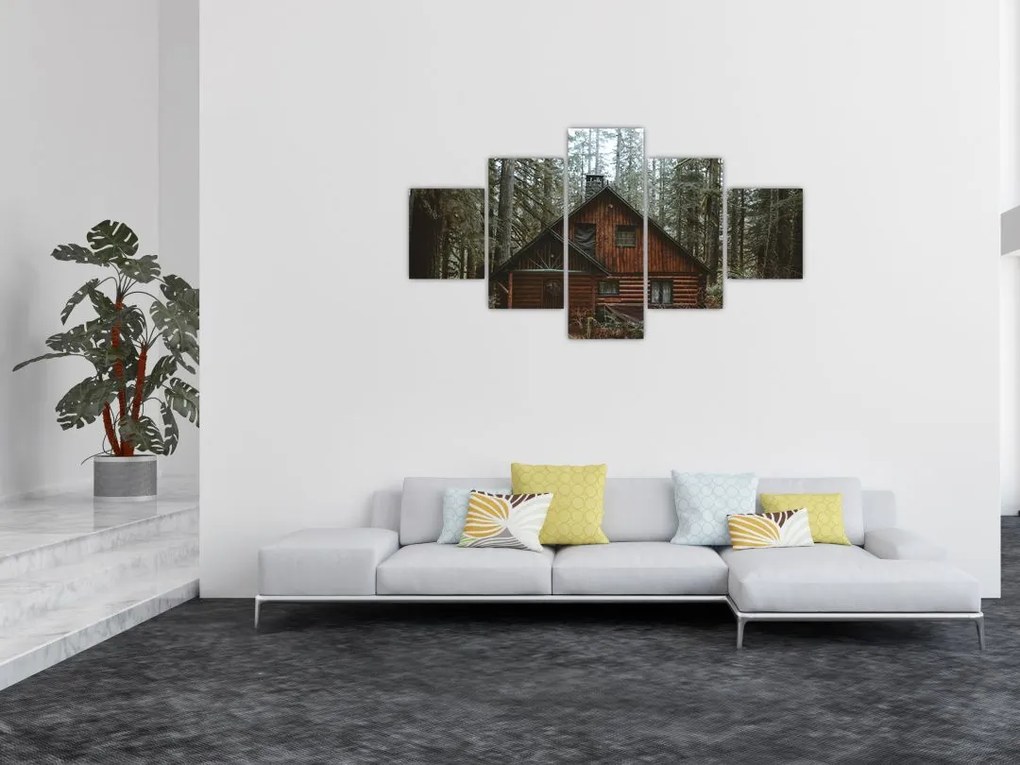 Obraz - Chata górska (125x70 cm)