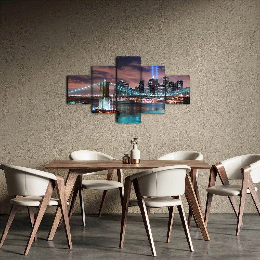Obraz - Nowy Jork, Manhattan (125x70 cm)