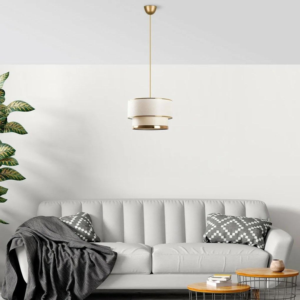 Lampa wisząca Cake - Cream, Gold