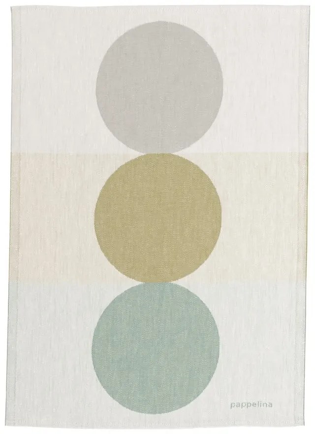 Ścierka z mieszanki lnu 46x66 cm Otto Olive – Pappelina
