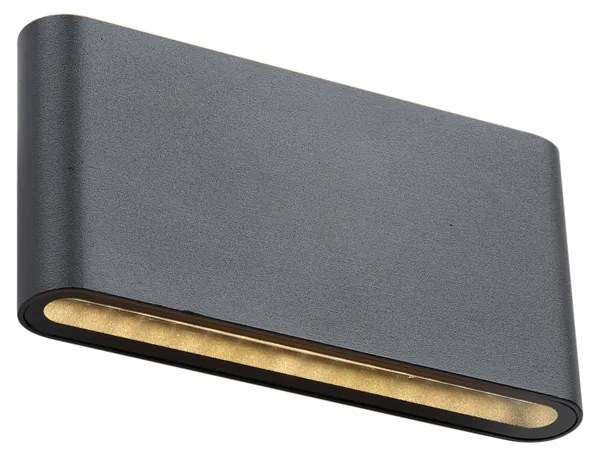 Zewnetrzna Lampa ścienna czarna magnetyczna z możliwością ładowania LED - Batt Nowoczesny Oswietlenie zewnetrzne