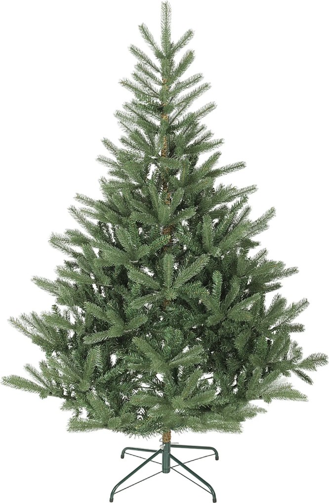 HOMCOM Sztuczna choinka, 180 cm, gęste gałęzie, realistyczny wygląd, ognioodporna, plastik, metal, Zielony | Aosom PL