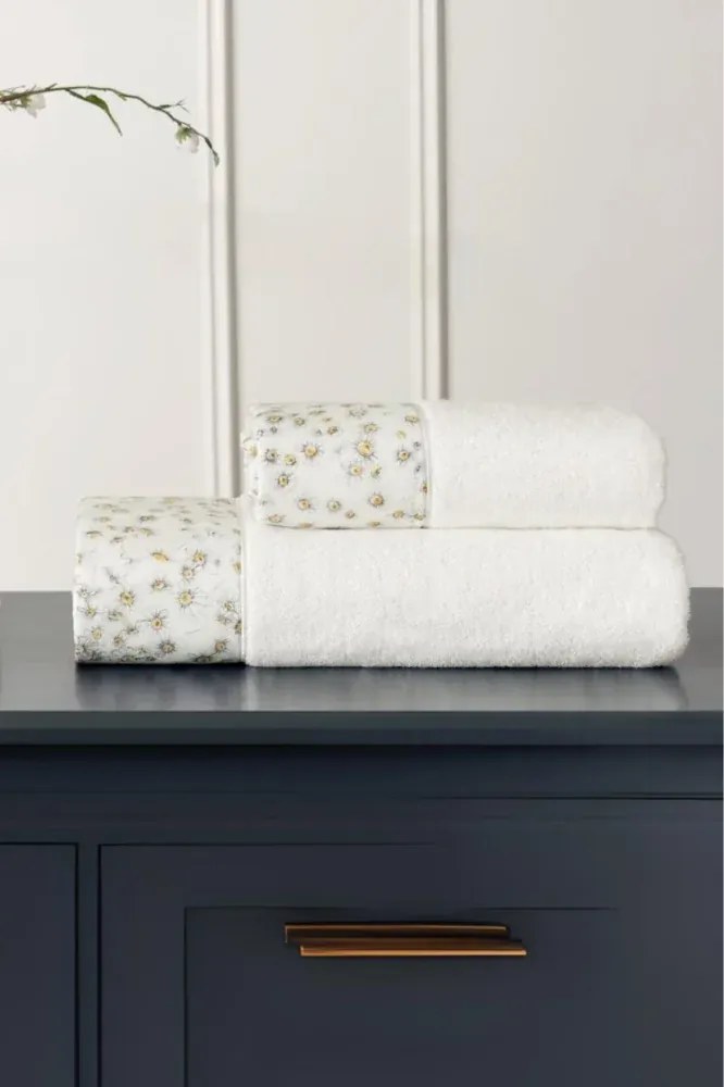 Podarunkowy zestaw ręczników MARY, 2 szt Biały