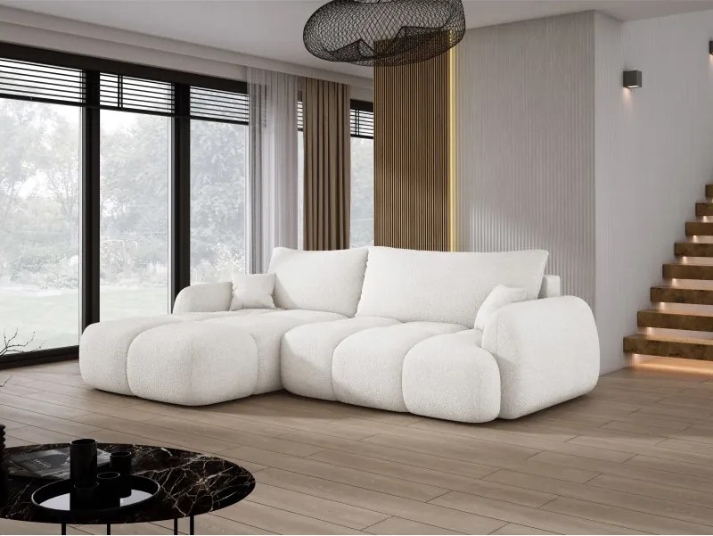 Narożnik COCO WIND z funkcją spania poduszkami i pojemnikiem NOW OR NEVER 01 WERSAL