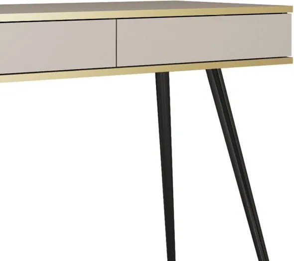 ORIANA Toaletka T 102 beżowa | nogi czarne