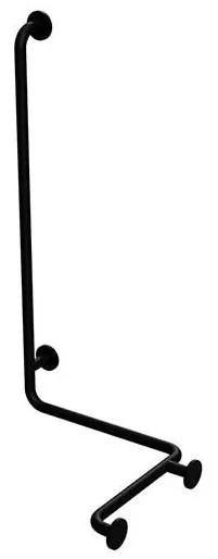 Uchwyt prysznicowy 66x118 cm, czarny