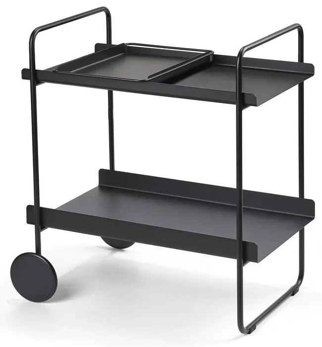 Metalowy barek na kółkach 40.5x61 cm A-Cocktail – Zone