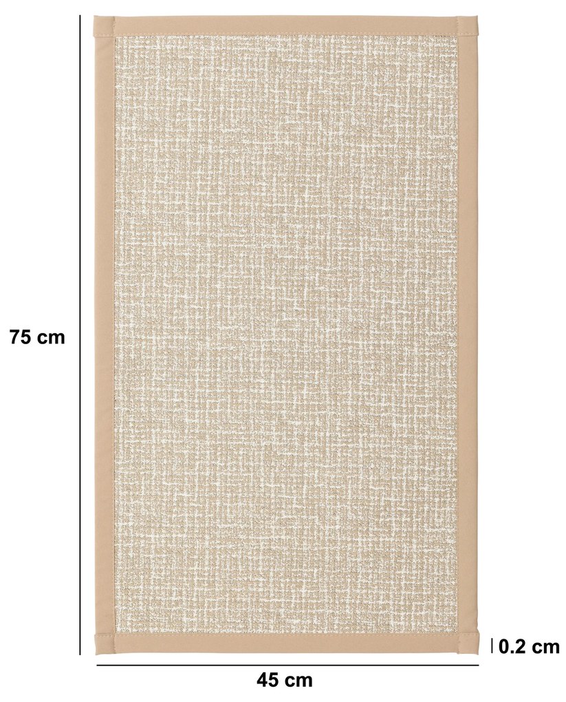 Chodnik do przedpokoju pleciony, 75 x 45 cm
