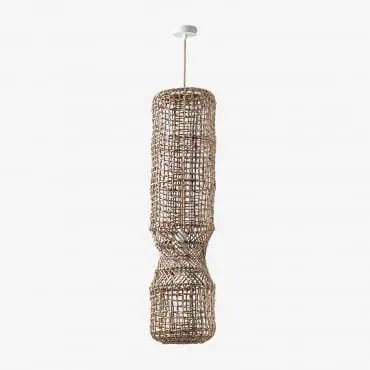 Lampa Sufitowa Zewnętrzna Aleida Naturalny - Biała & ↑100 Cm Aleida - Sklum