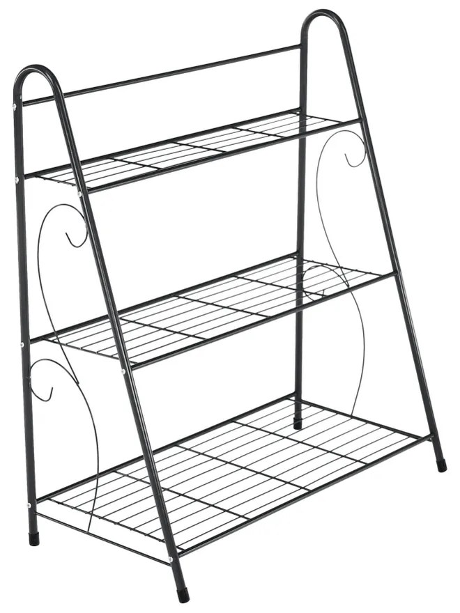 Regał metalowy Veruma, ciemnoszary