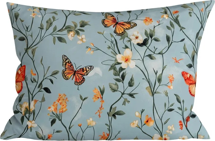 Poszewka na poduszkę z mikrofibry MONARCH WINGS 50x70 cm, jasnoniebieska