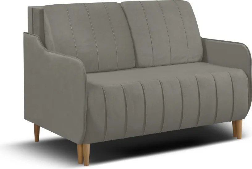 Sofa kanapa 2 os z funkcją spania BEST Jasny brąz