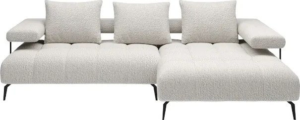 Narożnik MAGNETIC S układ L Prawostronny elektryczna regulacja siedziska tkanina KANSAS WERSAL