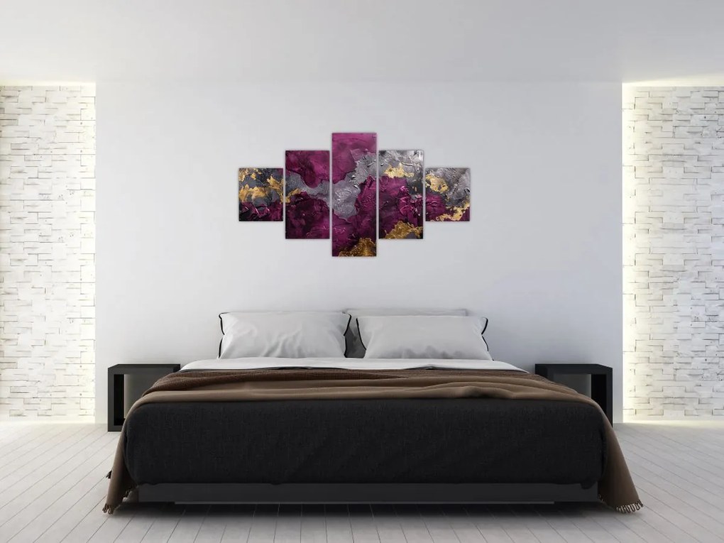 Obraz - Teksturowanie abstrakcji (125x70 cm)
