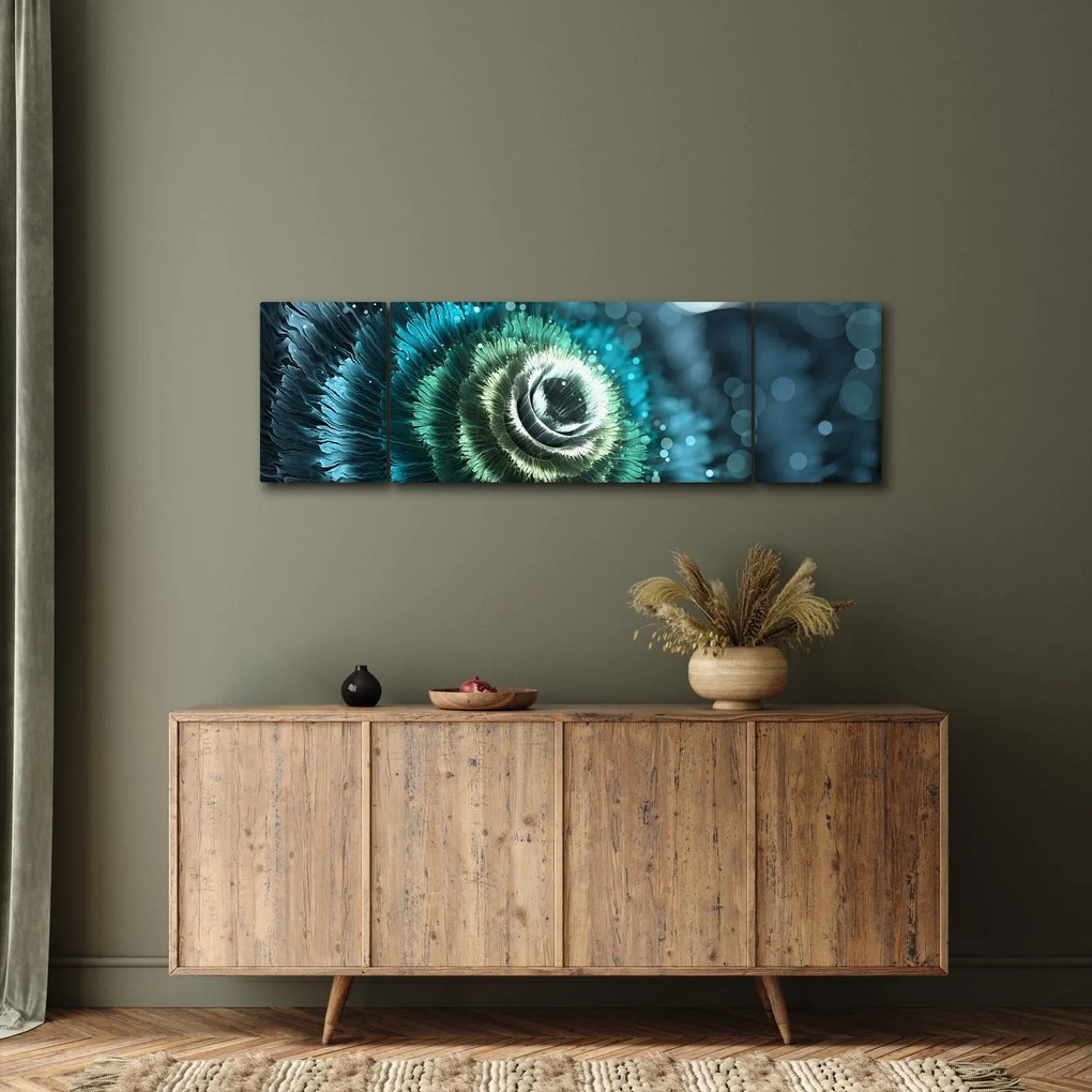 Obraz - Kwiat w szczegółach (170x50 cm)