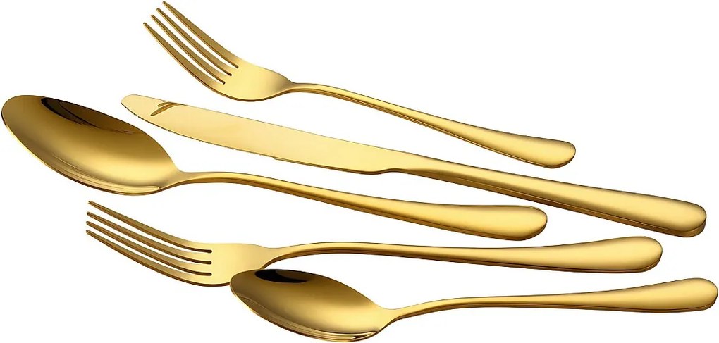 Zestaw Sztućców SucceBuy 100-Elementowy Zestaw Sztućców ze Stali Nierdzewnej dla 20 Osób, Lustrzane Wykończenie, Można Myć w Zmywarce, z Nożem