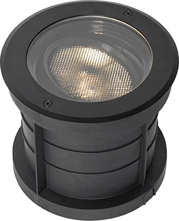 Ogrodowy klosz podłogowy czarny AR111 regulowany IP65 - Delux Honey