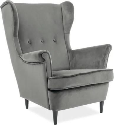 Elegancki tapicerowany fotel Lord Velvet