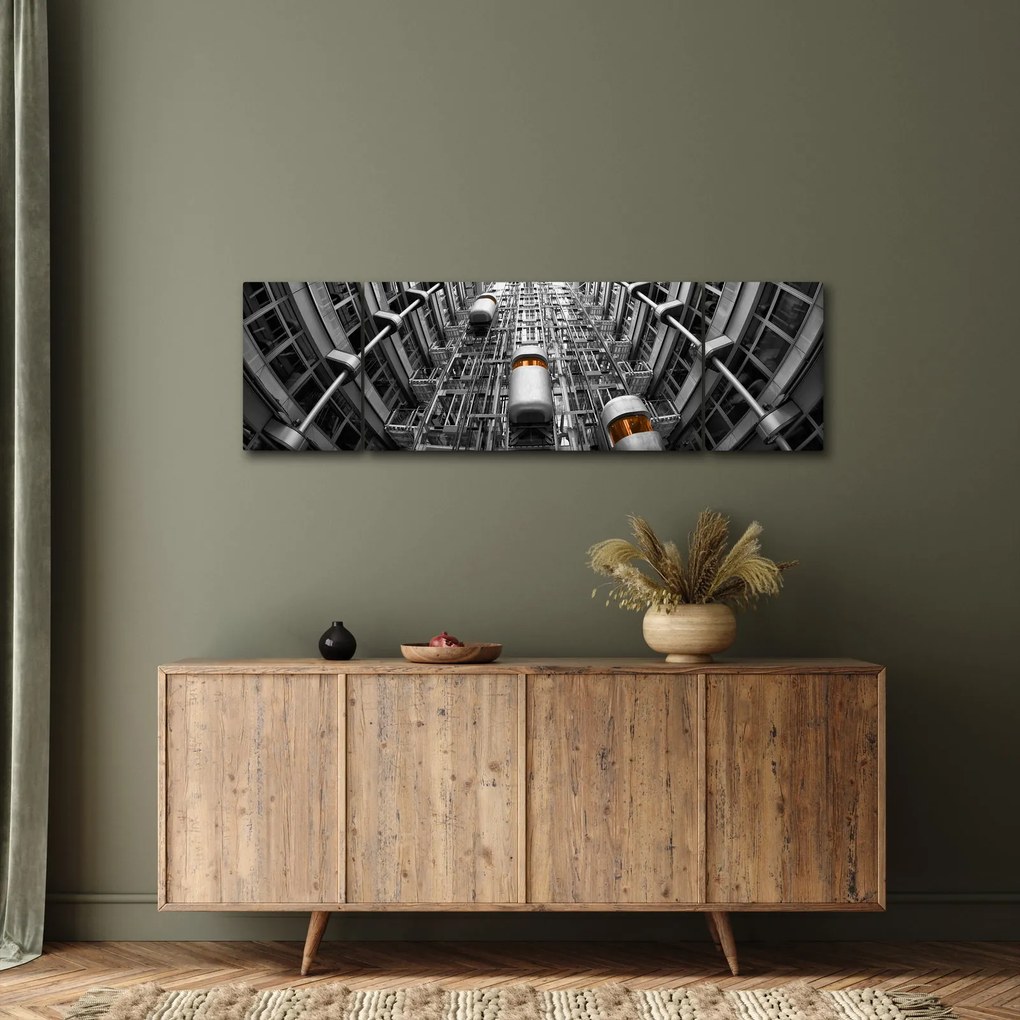 Obraz wind w budynku (170x50 cm)