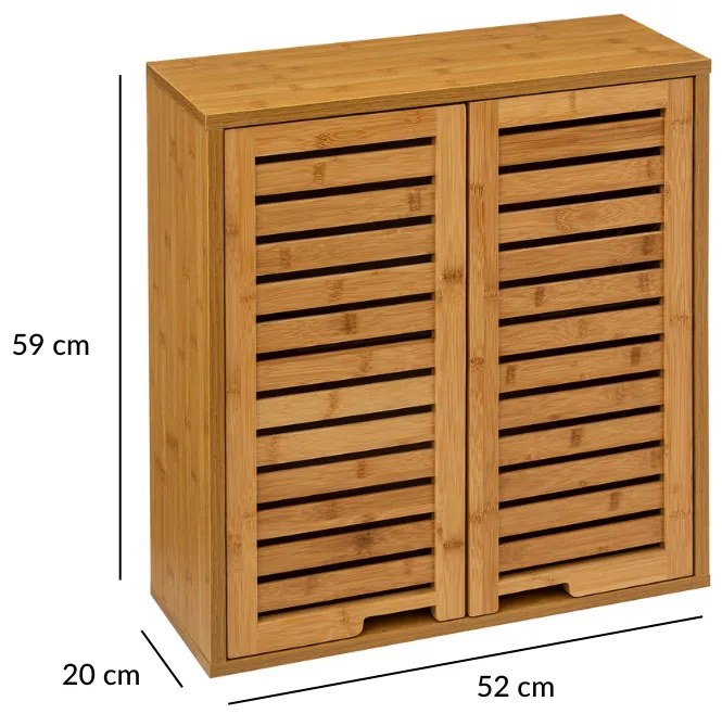 Szafka łazienkowa wisząca SICELA, 58,5 x 20 x 51,5 cm