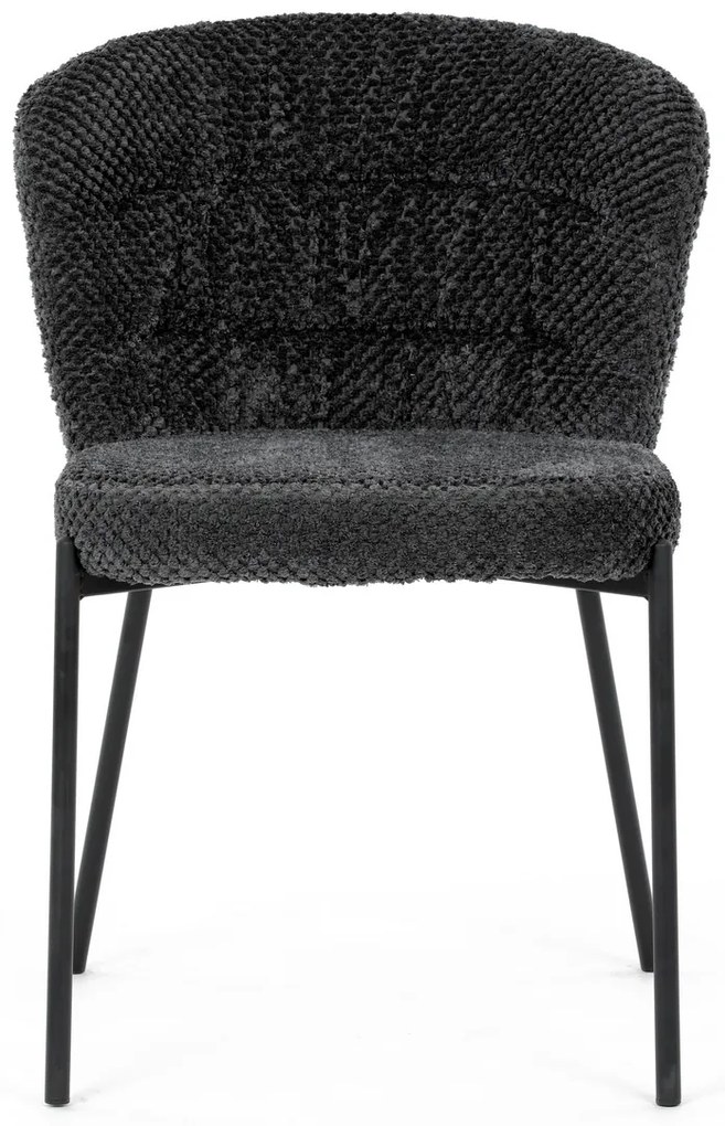 Zestaw krzeseł do jadalni Bouclé CT-W1077 GREY2, 4szt.