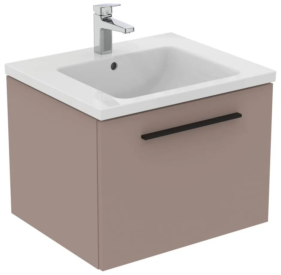 Szarobeżowa wisząca szafka pod umywalkę 60x44 cm i.Life B – Ideal Standard