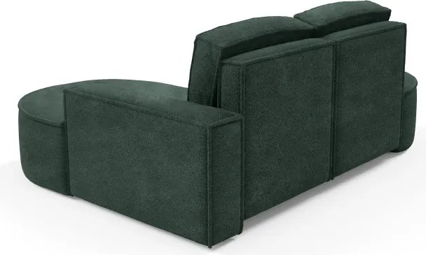 Narożnik MOLLY Lewostronny bez funkcji spania, wolnostojący tkanina ABRIAMO 09 Zielony