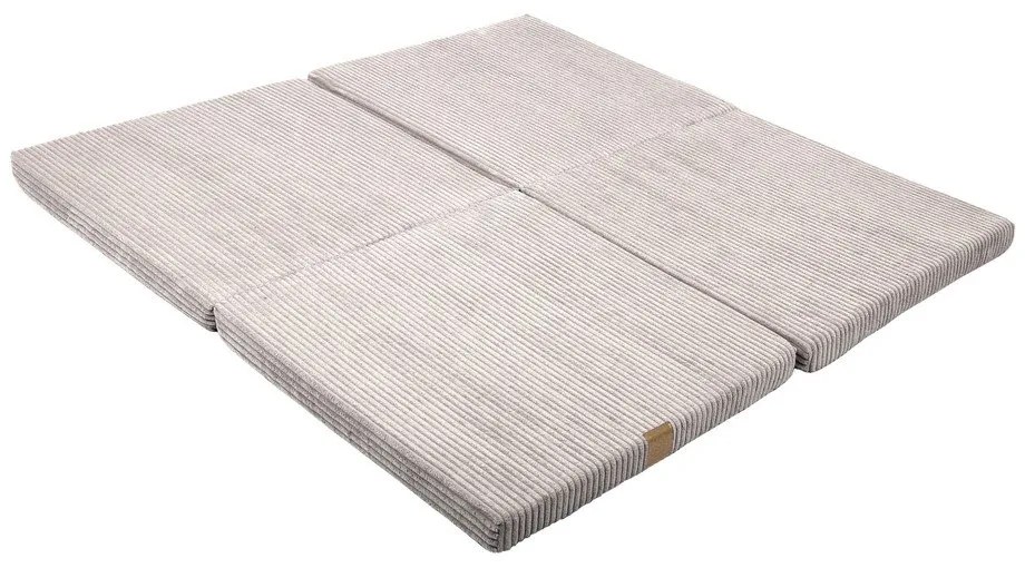 Mata do zabawy dla dzieci w kolorze kości słoniowej 120x120 cm – Meowbaby