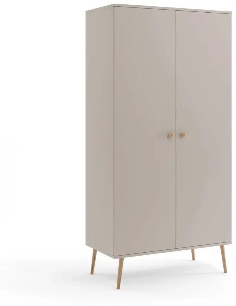 Szafa LEBEL z drążkiem 100cm kaszmirowa MELIMEBLE