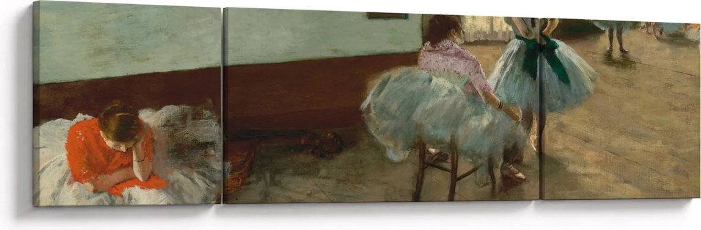 Obraz - Edgar Degas, The Dance Lesson, reprodukcje (170x50 cm)