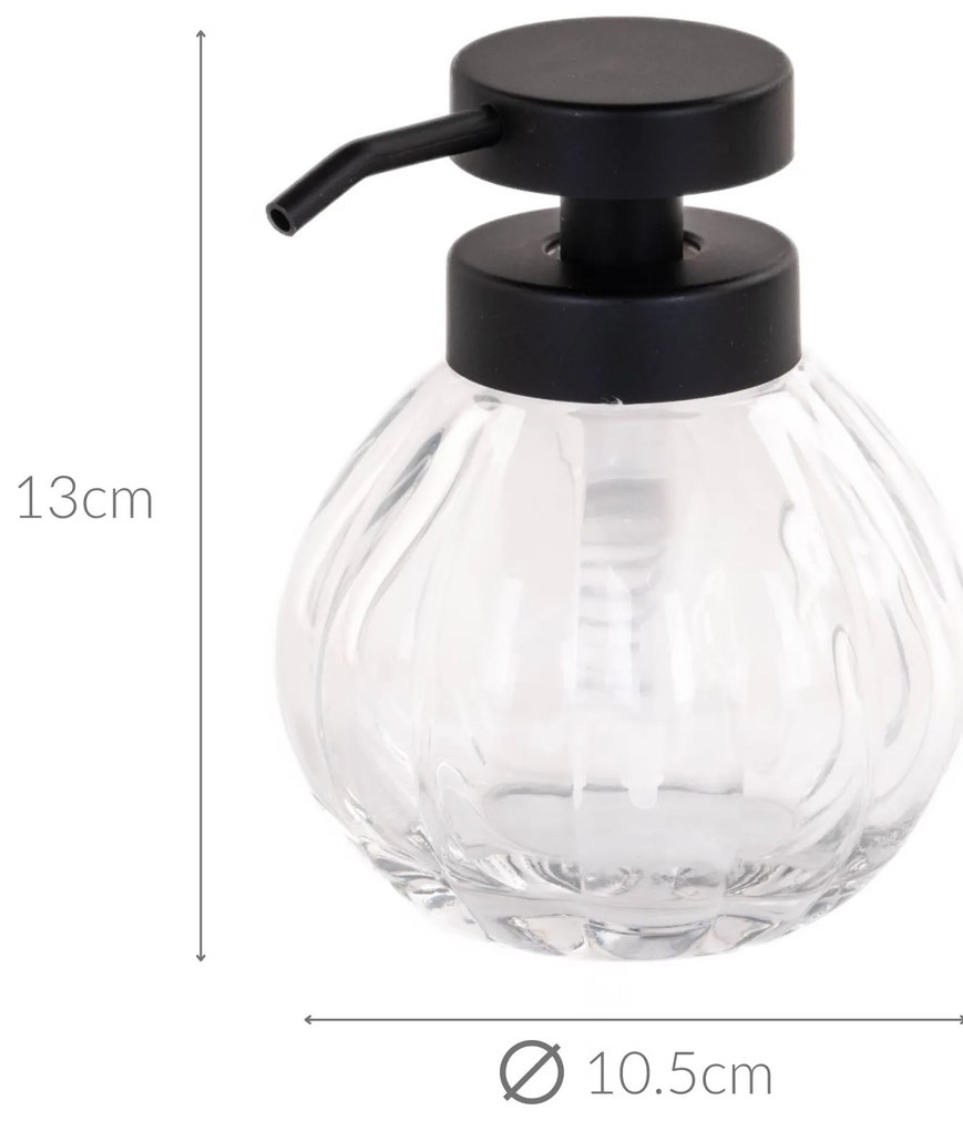 Szklany dozownik do mydła w pływnie DISP, 350 ml
