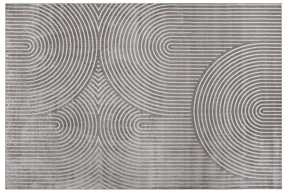 Szary dywan z wiskozy 140x200 cm Geode – douceur d'intérieur