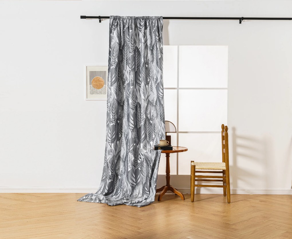 Zasłony designerskie PERUN 140x270 cm (2 szt.), wzorzyste