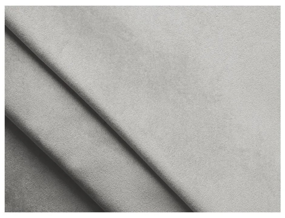 Jasnoszare tapicerowane łóżko dwuosobowe ze schowkiem i stelażem 140x200 cm Hauke – Makamii